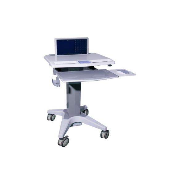 Quality ABS Hospital Furniture Workstation Notebook Mobile Medical Computer Trolley (ALS-WT01) for sale