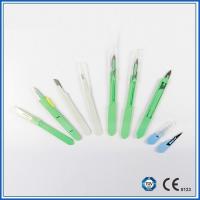 China Disposable Sterile Surgical Scalpel Blade With Plastic Handle factory