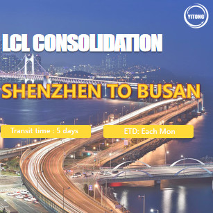 Quality LCL International Shipping From Shenzhen To Busan for sale