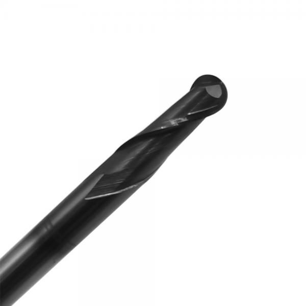 Quality 65HRC 2 Flute Extra Long Cemented Carbide Ball Nose Endmill for sale
