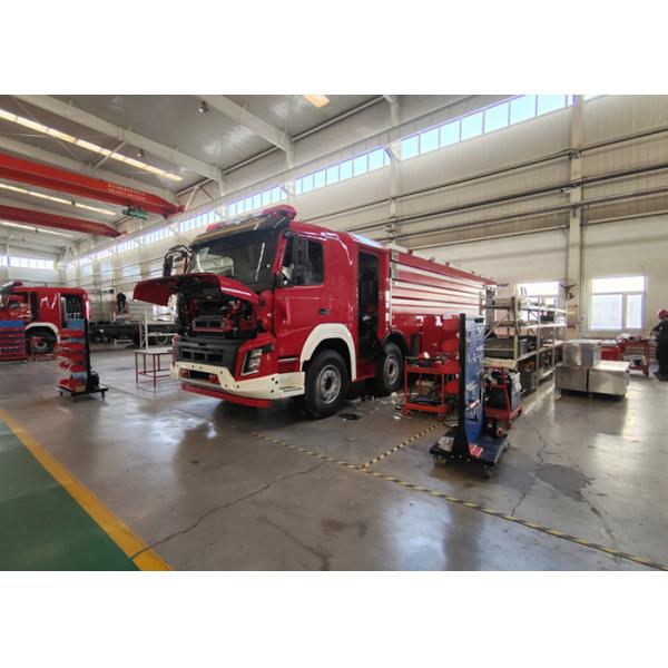 Quality Manual Transmission 15 Tons Water Tanker Fire Truck with Separate Crew Cabin for sale