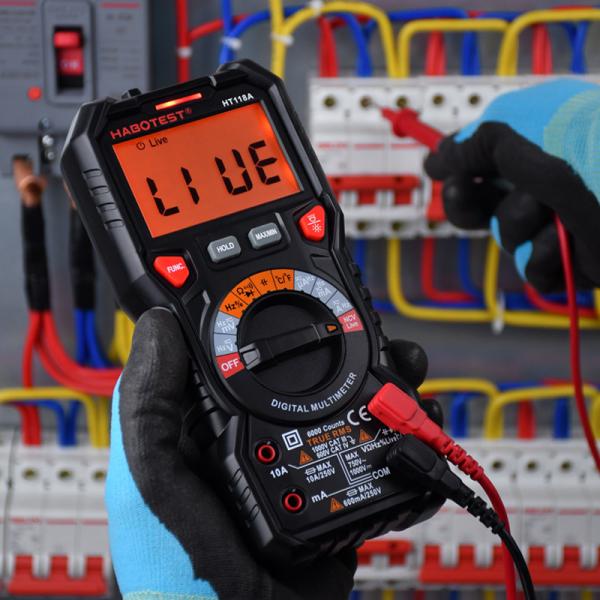 Quality 6000 Counts 1000V 6000uA Handheld Digital Multimeter for sale