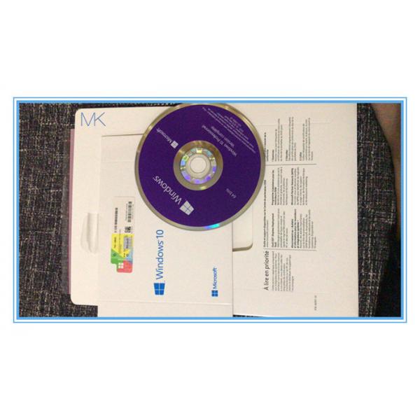 Quality French Language Windows 10 Pro Retail Box 64 Bit OEM Dvd Full Version for sale