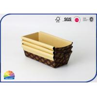 China 4c Print Cardboard Pallet Box Baking Pans Disposable Bread Pan factory