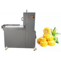 China Automatic Corn Slicing Machine Frozen Vegetable Cutting Chuck 2cm Size factory