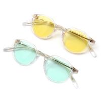 China Fashion Clear Acetate Sunglasses Customized Size For Lady Traveling factory