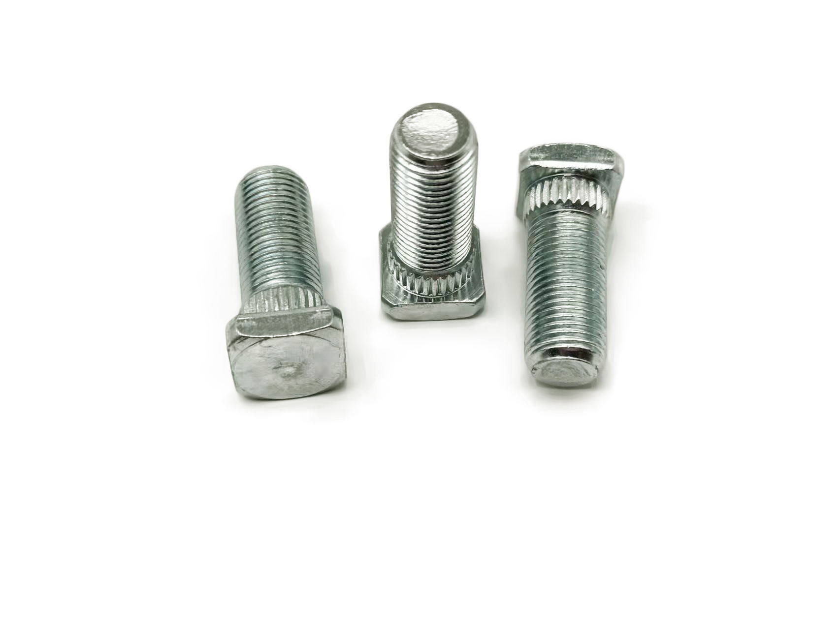 China Electrolytic Square Head Screw 38.88g Non Standard Fastener Square Head Screws ANSI Standard A2-70 Hardness factory