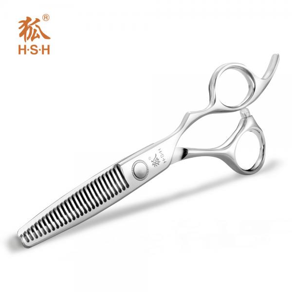 Quality 26 Teeth Special Hairdressing Scissors , Silver Color Hair Thinning Shears for sale