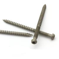 China Flat Head Torx Drive Double Thread Type 17 A2 A4 Stainless Steel Composite Decking Screws factory