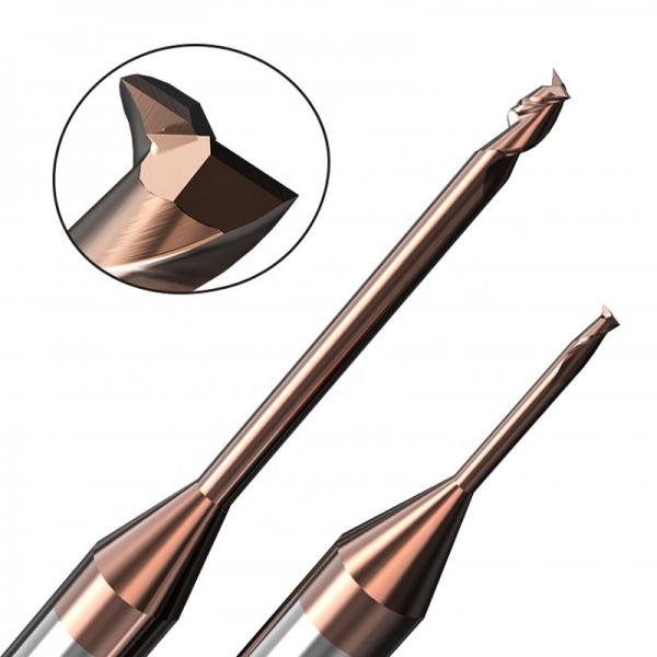 Quality Solid Tungsten Carbide Square End Mill Hrc65 SX For High Hardness Steel for sale