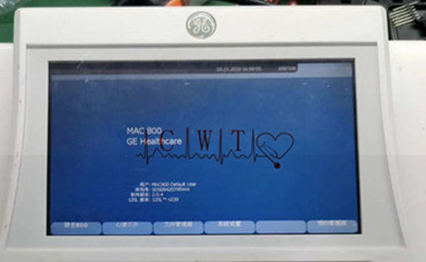 Quality 12.5mm/S GE Mac 800 Hospital Vital Signs ECG Replacement Parts 4 Inch LCD for sale