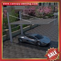China backyard park single car canopy awning shelter carport with aluminum framework and polycarbonate sheet for sale