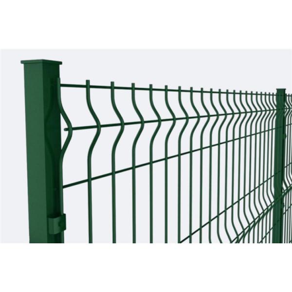 Quality Hot Galvanized Welded Mesh Fencing Metal PVC Coated Green 3D V Bending Curved for sale
