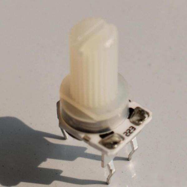 Quality Three Pin 8mm Trimming Potentiometer With Plastic Custom Knob for sale