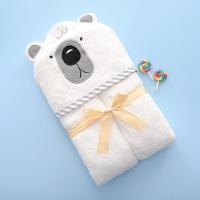 China Skin Friendly Kids Hooded Bear Bathroom Towels 700gsm Bamboo Towels With Bear Ears factory