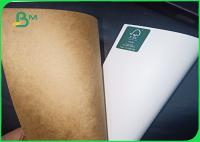 China FDA Approved Smooth Surface 250 - 350g White / Brown Krft Paper For Food Packing factory