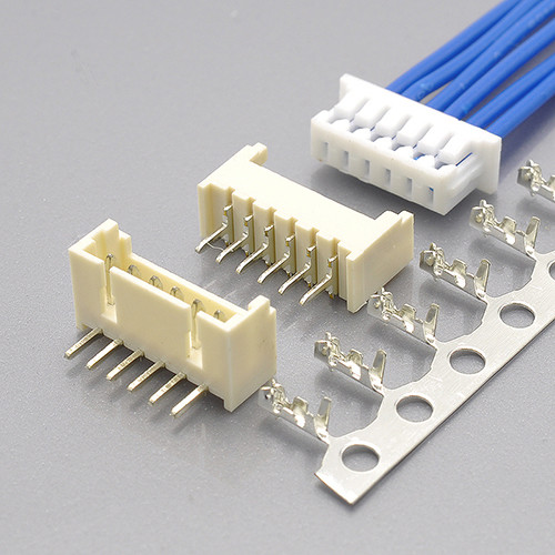 Quality 1.25mm Wire To Board Connector Wafer Connectors Vertical 180° DIP Type 2Pin for sale