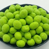 China Factory Wholesale Wasabi Peanuts Spicy Roasted Coated Peanut Snack factory