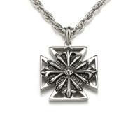 China Man's Boys Stainless Steel Cross Pendant Necklace Fashion Jewelry factory