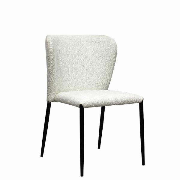Quality Ergonomic Metal Frame Dining Room Chairs Durable Foam Padded Seat for sale