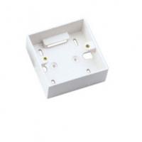 China White Or Ivory Fiber Optic Faceplate , ABS / PC Material 2 Port Faceplate 86 * 86 factory