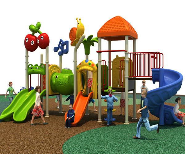 Quality Modern Plastic Commercial Playground Equipment , Outdoor Play Park Equipment for sale
