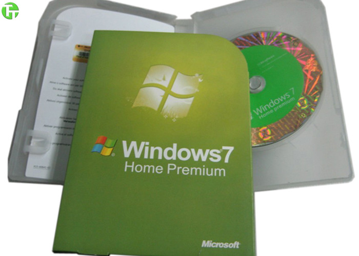 China Microsoft Windows OEM Software Win 7 Home Premium Pack 32bit / 64bit Retail Box factory