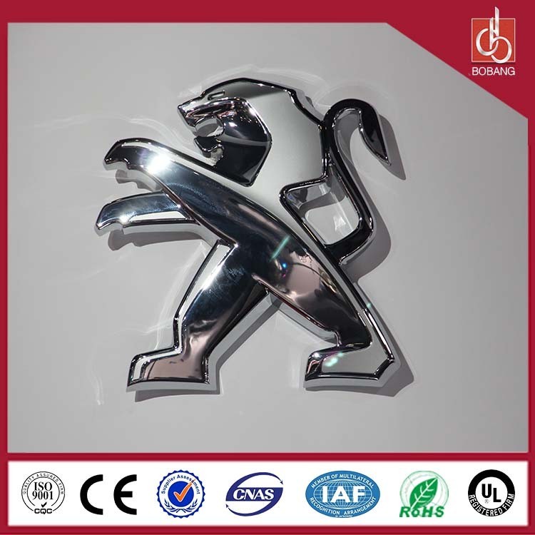 China Vacuum moulding professional manufacture light wholesale acrylic car logo with led light factory