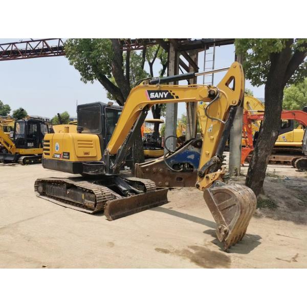 Quality 6 Ton Used Construction Machinery Sany SY60C Crawler Excavator Equipped With for sale