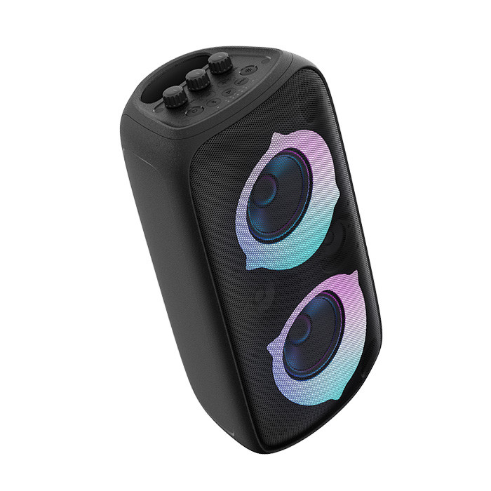 China Super Bass Party Ozzie Bluetooth Speaker 80W Output With RGB LED Light for sale