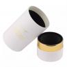 China Perfume White Cardboard Tube Packaging , Flat Top Cosmetic Tube Box factory
