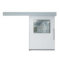 China 5mm Automatic Hospital Door Soundproof Double Automatic Glass Sliding Door factory