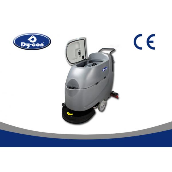 Quality Single Brush Walk Behind Floor Sweeper Scrubber , Factory Cleaning Equipment for sale