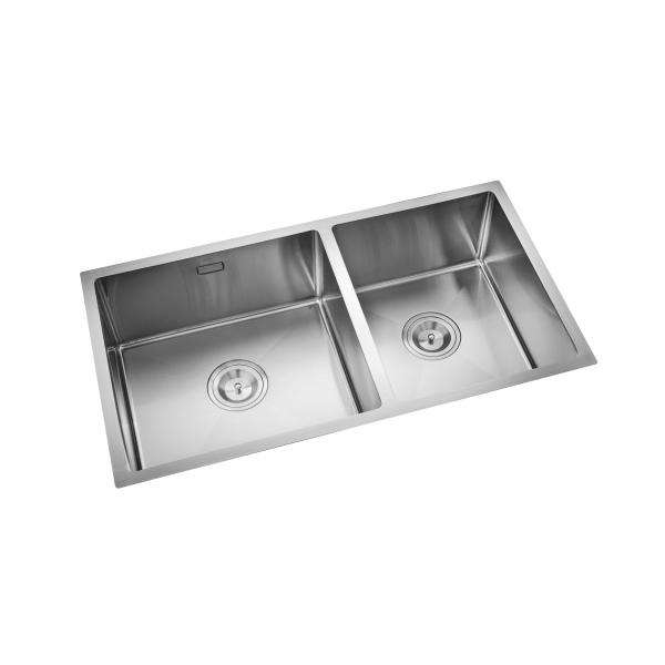 Quality 780*430mm Nickel Handmade Kitchen Sink Commercial Grade for sale