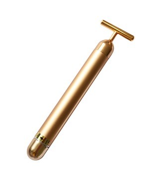 Quality Skin Lifting RF Beauty Equipment 24K - Gold Facial Massager for sale