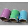China adhesive colorful  art coated paper label sticker roll for articles outbox shipping label factory