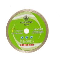 China 7 180mm Continuous Rim Diamond Blade For Ceramic 22.23mm Continuous Diamond Cutting Blade factory