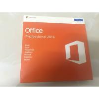 China Windows Microsoft Office 2016 Home And Business Retail Packaging factory