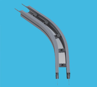 China 140 vertical conveyor beams conveyor straight running tracks modular aluminium materials factory