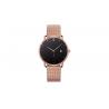 China Custom Logo Waterproof Wrist Watch Milanese Bracelet Quartz Movt Stainless Steel Crown factory