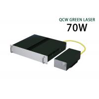 Quality 5MHz 70W Single Mode Green Laser Nanosecond QCW for sale