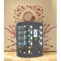 China Round Flower Dispenser Fridge Vending Machine With Smart Cooling Locker 120V factory