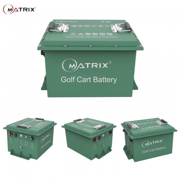 Quality 50ah Lifepo4 36V Golf Cart Battery From Matrix For Lead Acid Battery Replacement for sale