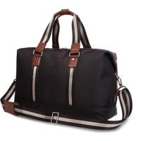 Quality Personalized Luxury Travel Duffel Bags for Men with Leather Handles for sale