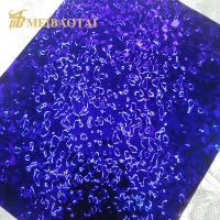 Quality PVD Purple Coated Water Ripple Stainless Steel Sheet For Ceiling for sale