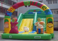 China Pista Shrek Commercial Inflatable Slide With Durable Plato PVC Tarpaulin factory