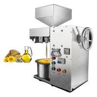 China Mini Oil Press Machine Small Household Fully Automatic Flax Seed Olive Peanut Cold Press For Sale factory