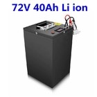 Quality MSDS 72v 40ah Lithium Battery Electric Motorcycle Battery Automatically Constant Current for sale