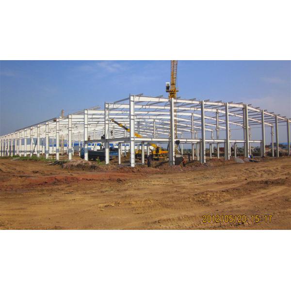 Quality Large Span Pre Engineered Metal Buildings Structure Construction / Steel Plant Buildings for sale