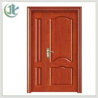 Quality Termite Resistant Wood Double Doors , Unequal Double House Door for sale